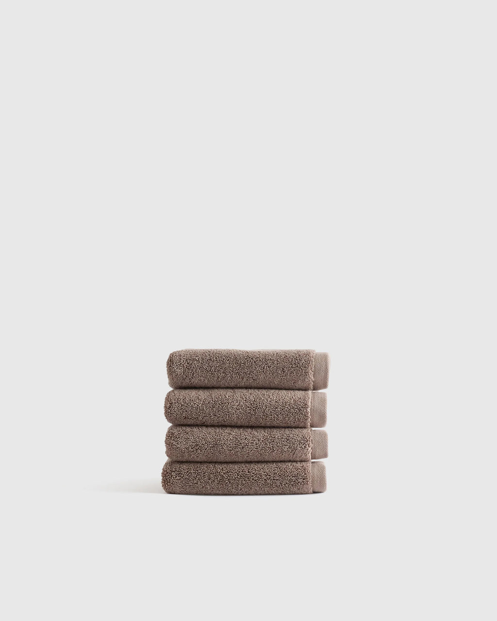 Plush Organic Turkish Cotton Washcloth (Set of 4) - One Size / White