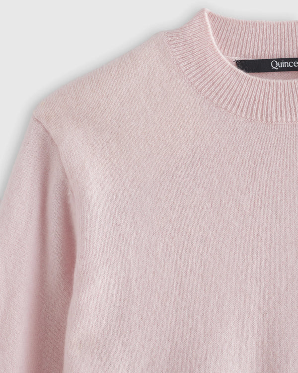 Washable Cashmere Crewneck Sweater - 6 / Heather Grey