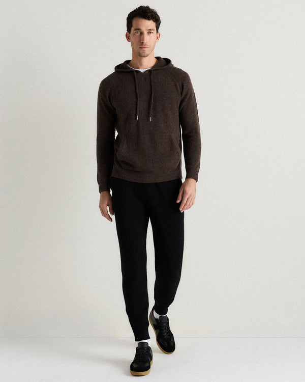 Mongolian Cashmere Pullover Hoodie - XS / Sea Spray Green