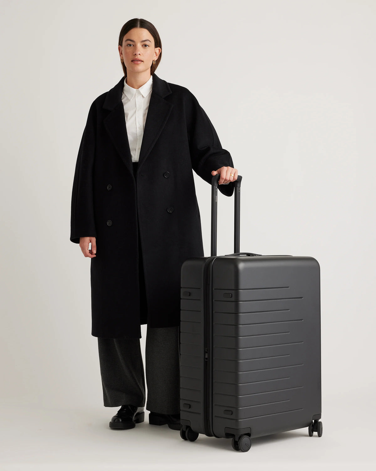 Expandable Carry-On & Large Check-In Suitcase Set - One Size / Dark Green Main image