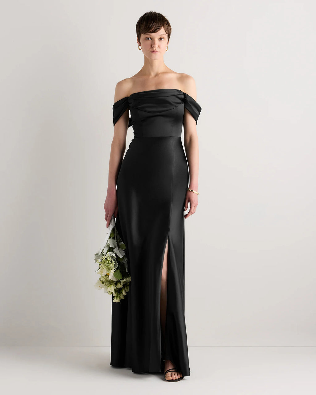 Aurora Stretch Satin Convertible Dress - 0 / Garden Sage Green