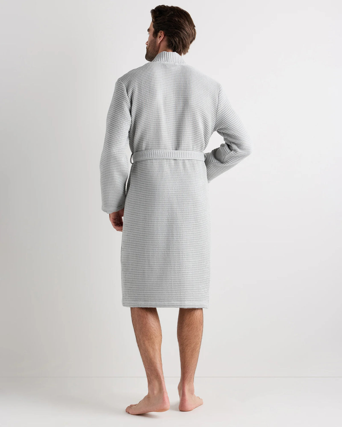 Organic Turkish Waffle Robe - XS / White
