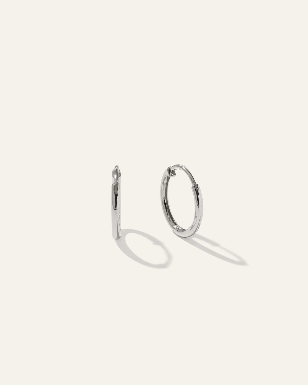 14K Gold Classic Hoops - 12mm / Yellow Gold