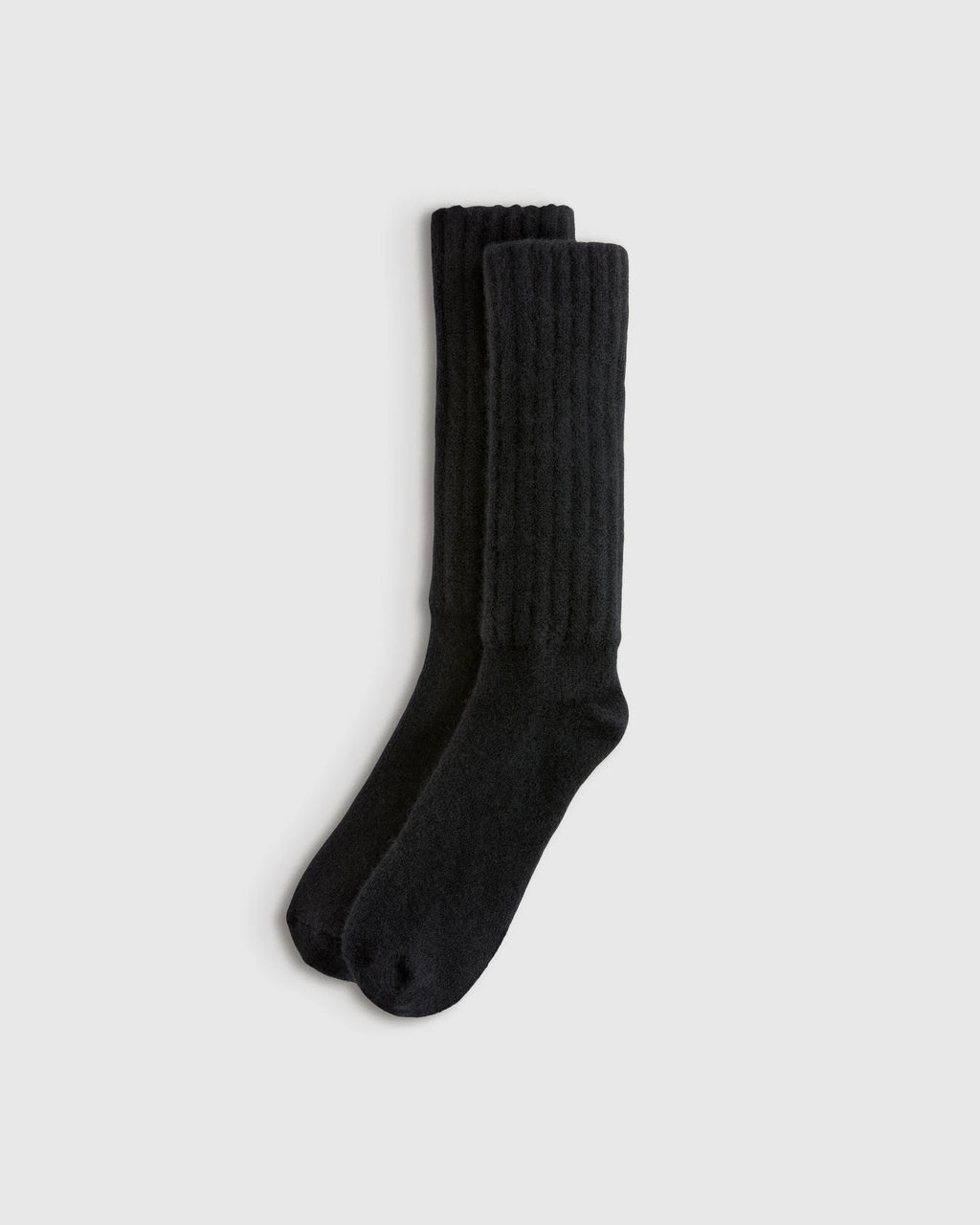 Mongolian Cashmere Slouch Sock - XS/S / Ivory