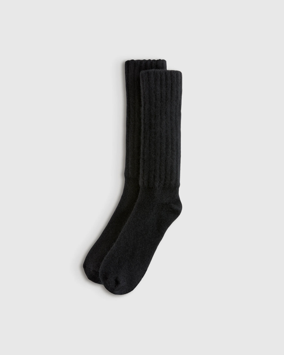 Mongolian Cashmere Slouch Sock - XS/S / Ivory