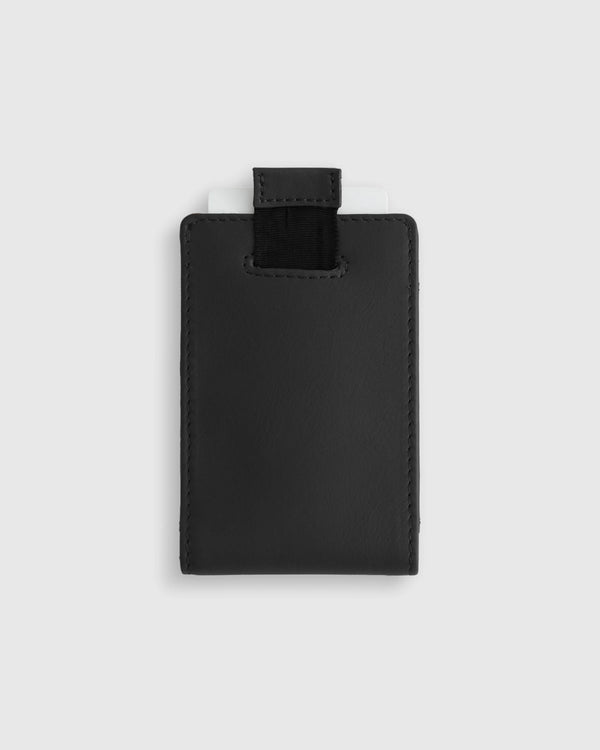 Italian Leather Money-Clip Wallet - One Size / Chocolate Brown
