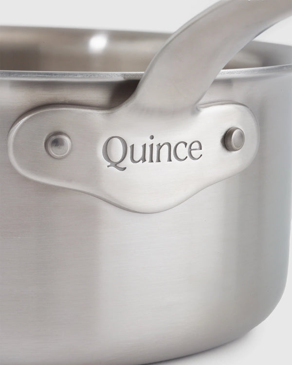 5-Ply Stainless Steel Saucepan - 2 QT / No Color