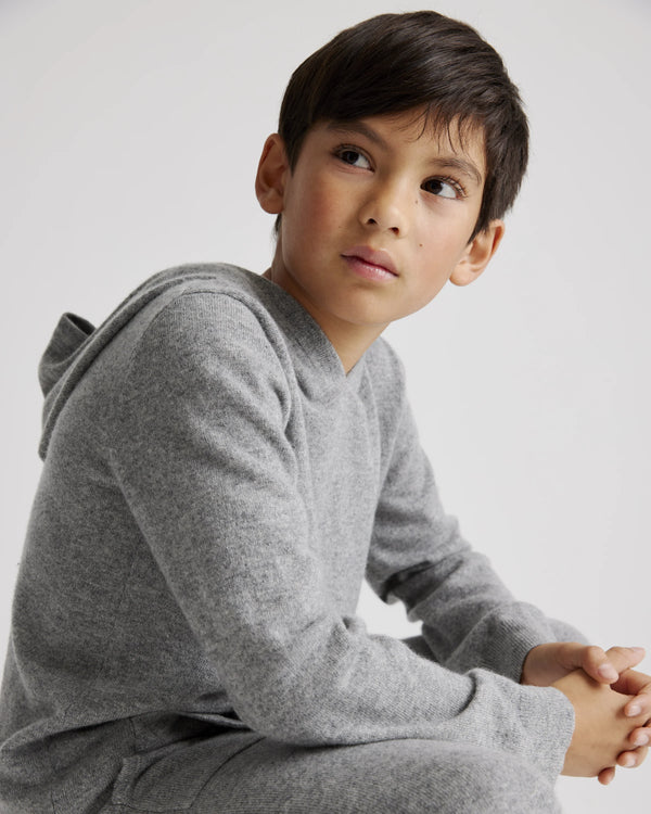 Washable Cashmere Hoodie - 6 / Oatmeal