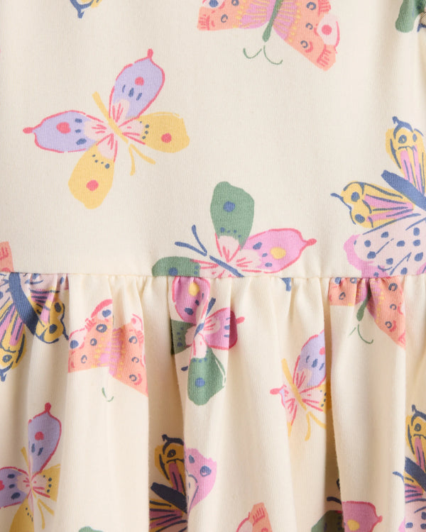Organic Cotton Skater Dress - 3-6M / Animal Print