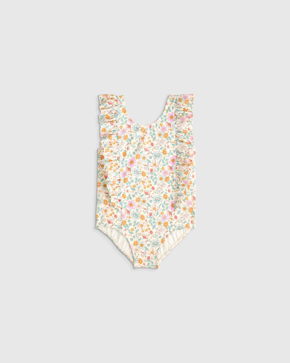 Ruffle One Piece Swimsuit - 2T / Soft Ditsy Floral Main image