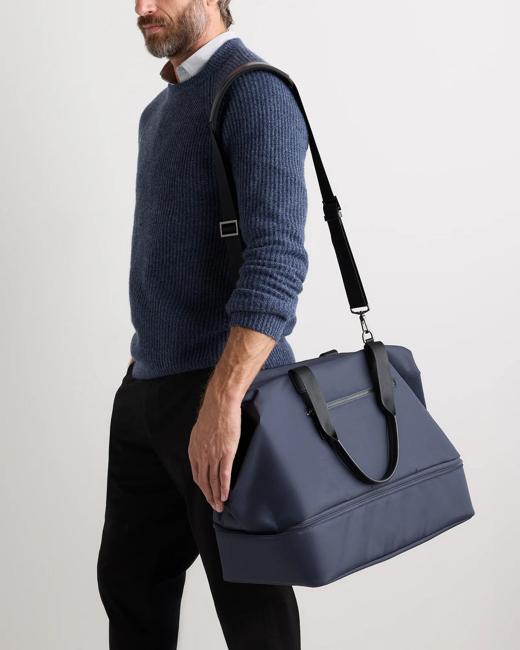 Voyage Nylon Dual Compartment Weekender - One Size / Black