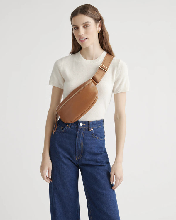 Quinn Sling Bag - One Size / Cognac