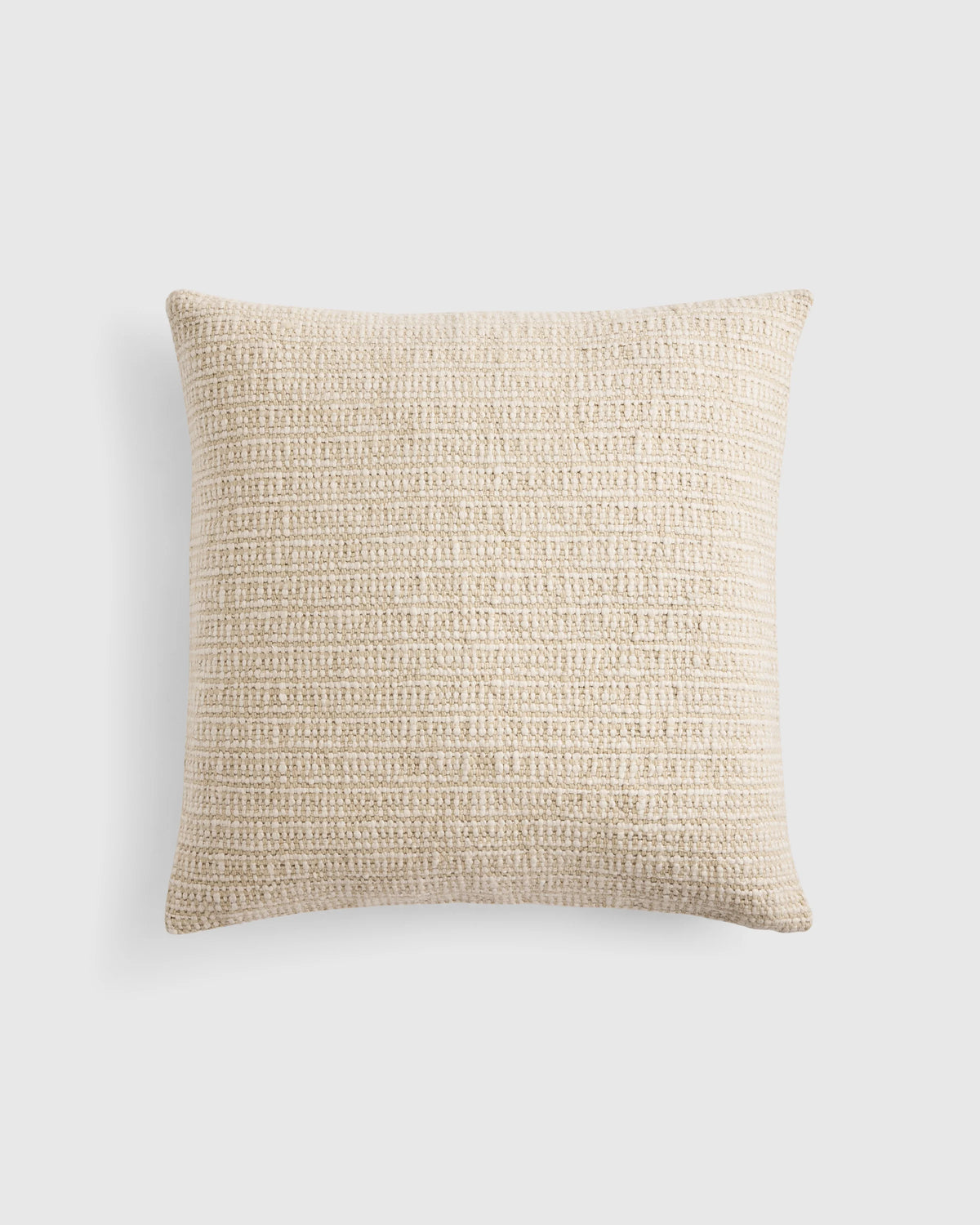 Wool Linen Textured Pillow Cover - 20x20 / Ivory Main image
