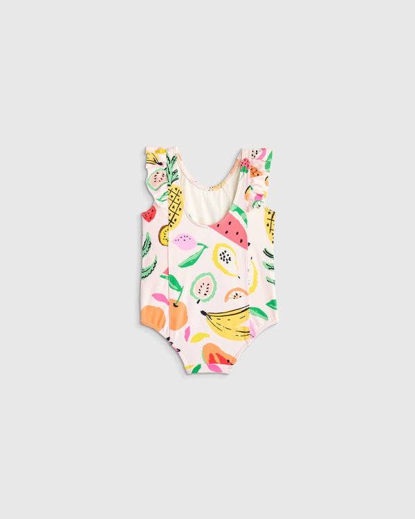 Ruffle One Piece Swimsuit - 0-3M / Pineapple
