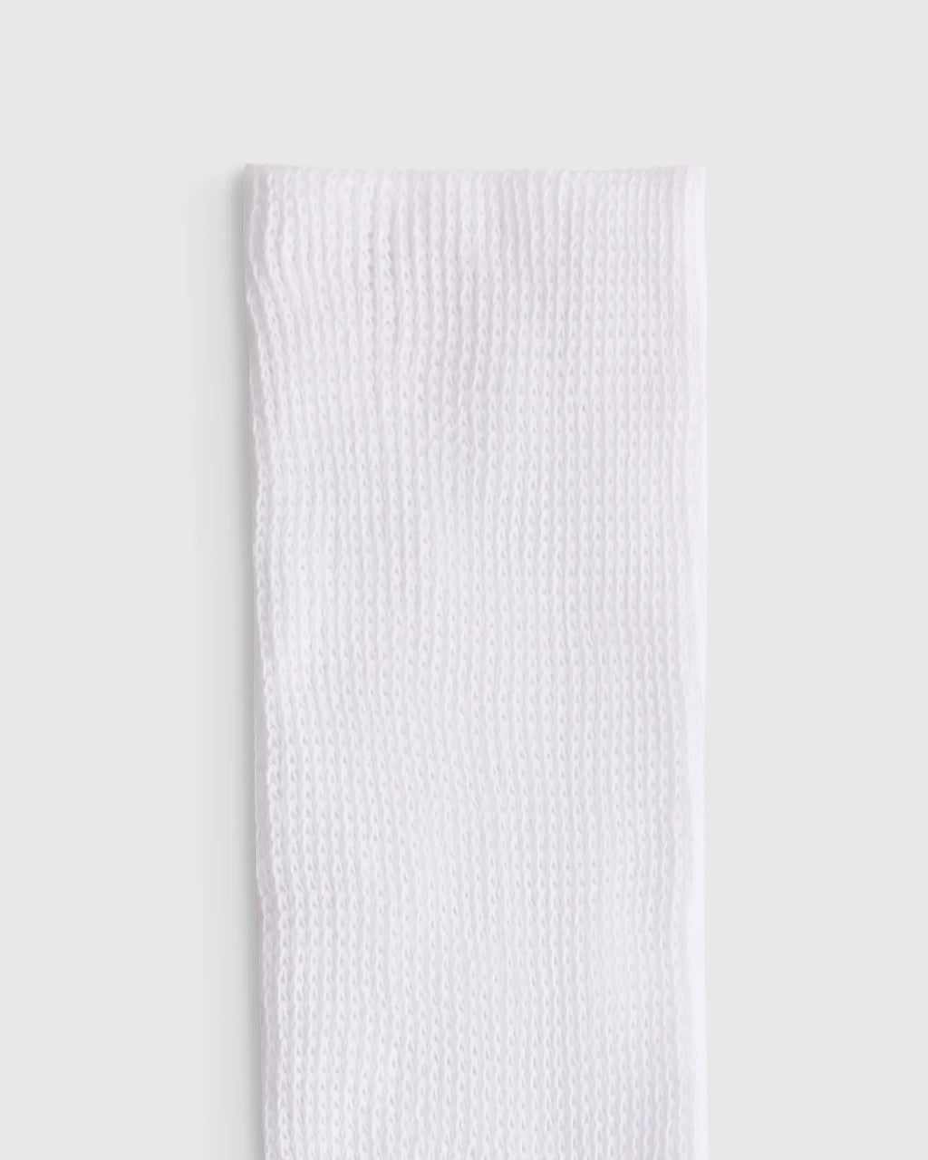 Everyday Cotton Targeted Stretch Crew Socks (4-Pack) - S / White