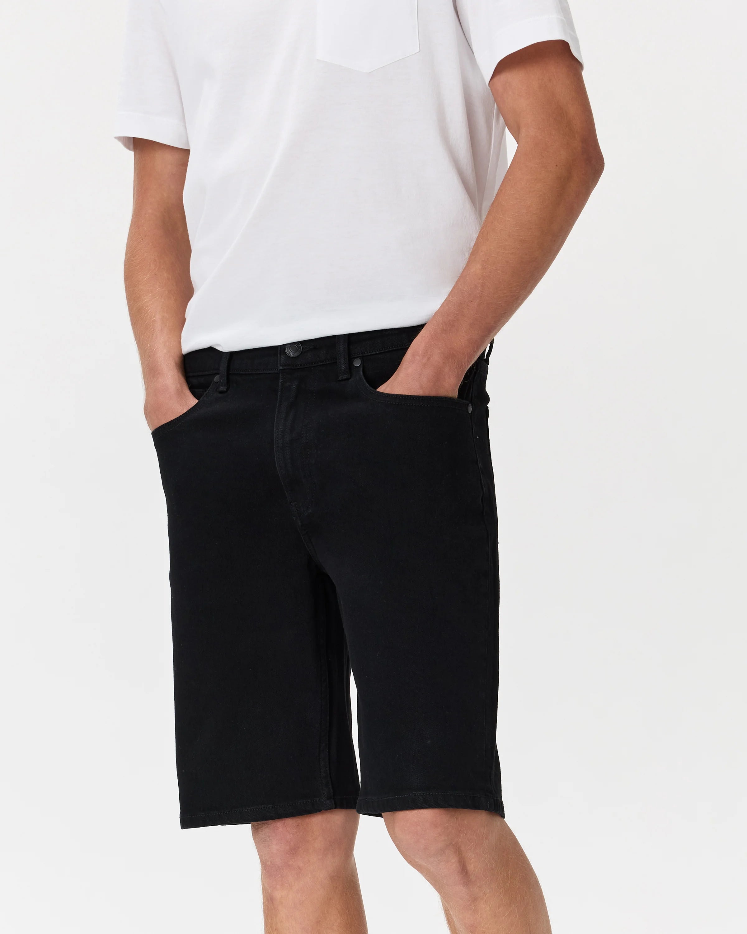 Warren Stretch Denim Shorts - 10" - 30 / Black Secondary image