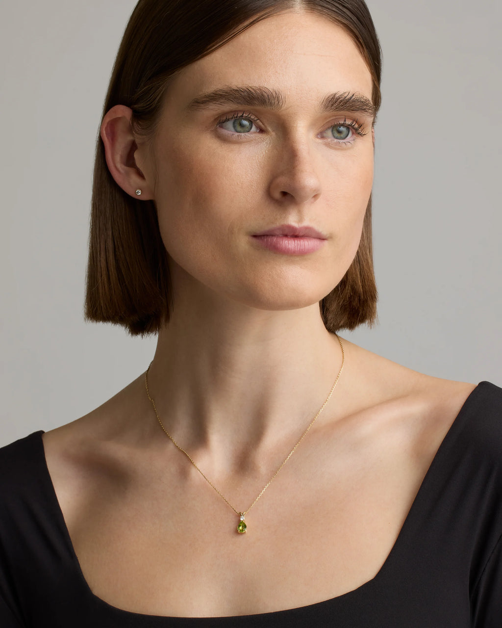 14K Gold Diamond & Semi-Precious Gemstone Drop Necklace - One Size / Yellow Gold