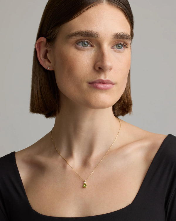 14K Gold Diamond & Semi-Precious Gemstone Drop Necklace - One Size / Yellow Gold