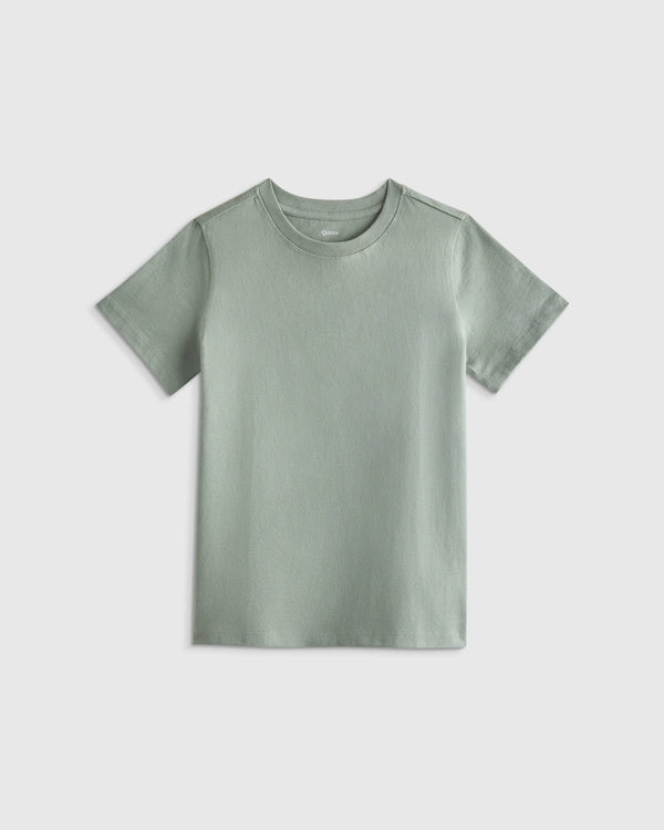 100% Organic Cotton Jersey Short Sleeve Tee - 6 / Dino Sketch
