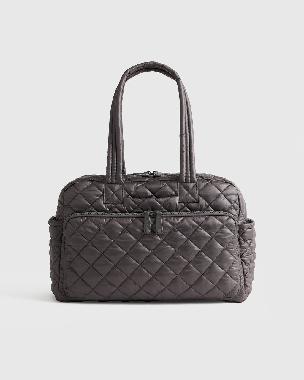 Transit Quilted Duffle Bag - One Size / Taupe Brown