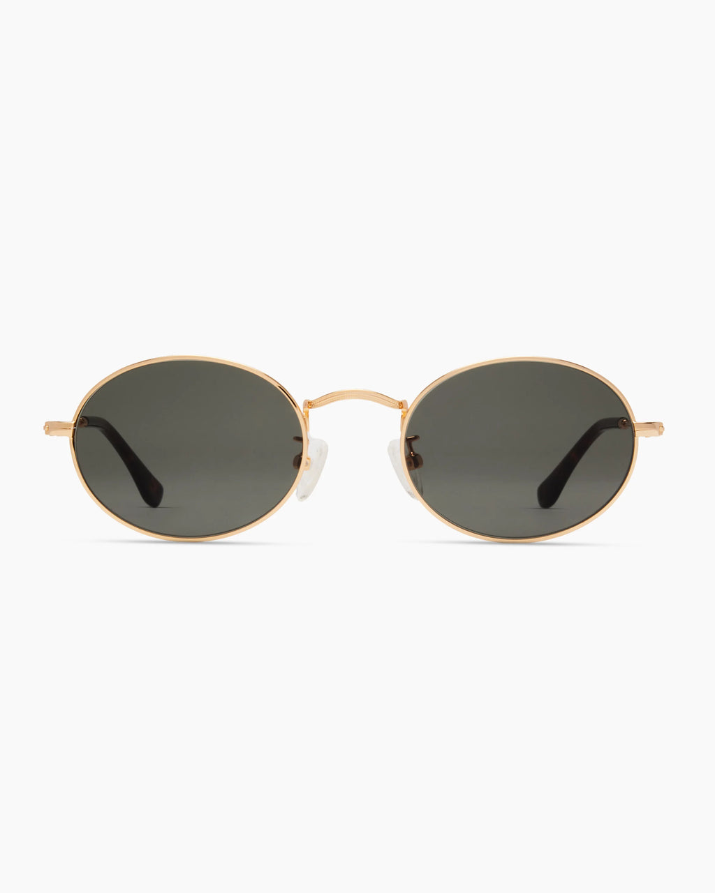 Venice Polarized Stainless Steel Sunglasses - Standard / Gold with Green lens