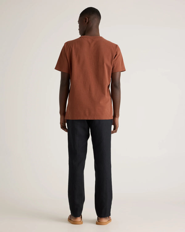 100% European Linen Pants - S / Bayberry Olive