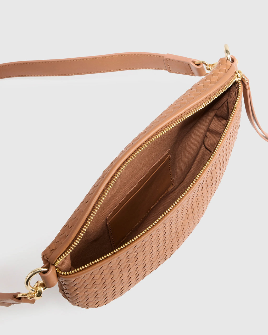 Sloane Handwoven Sling Bag - One Size / Taupe