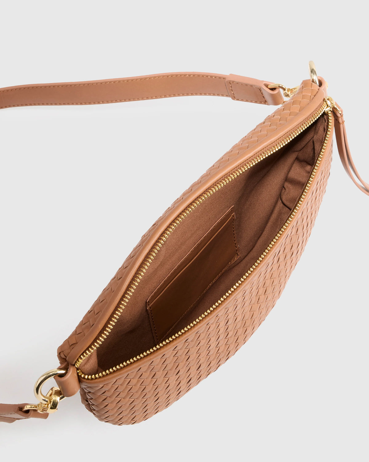 Sloane Handwoven Sling Bag - One Size / Taupe