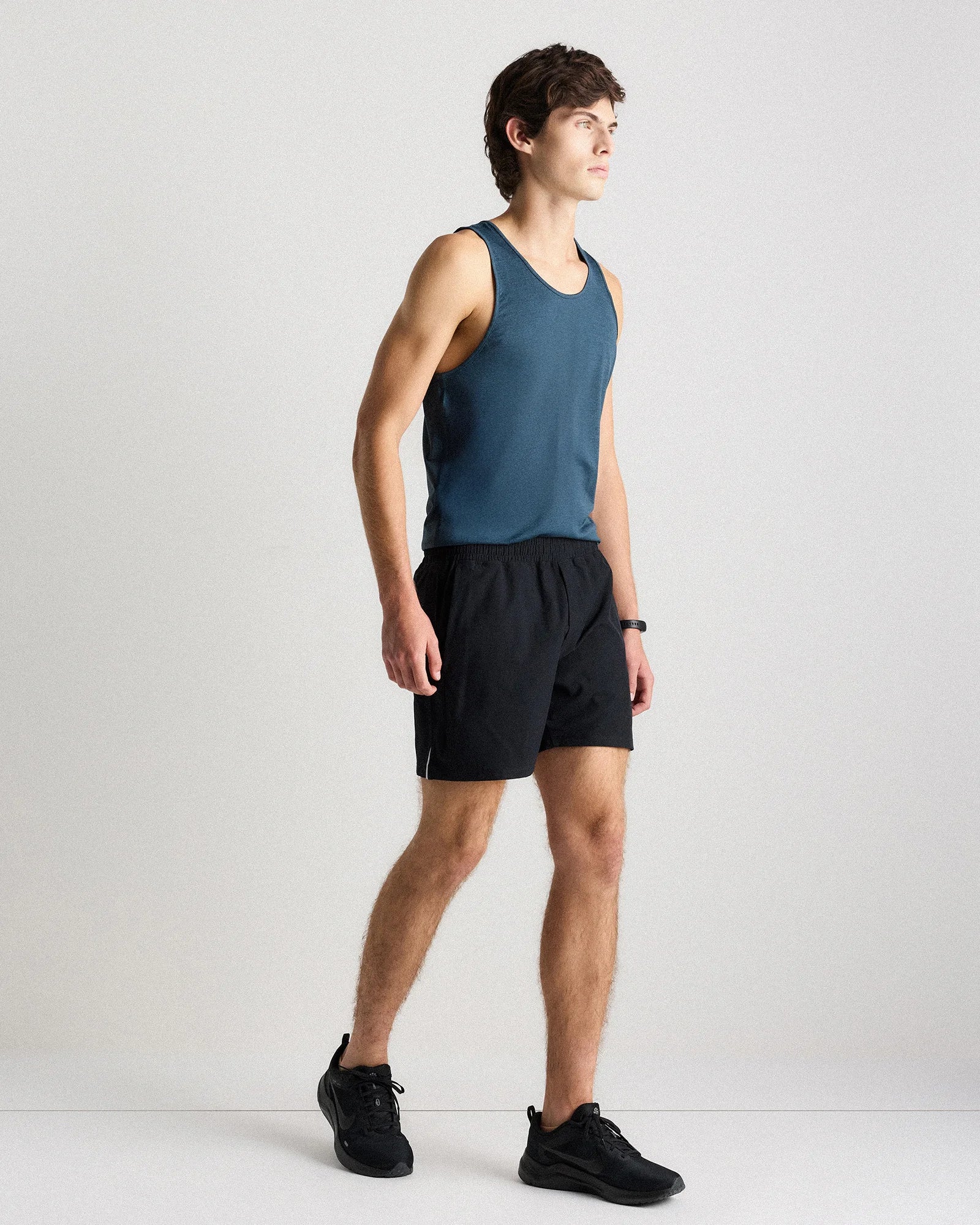 Classic Lined Run Shorts - 5" - S / Black Secondary image