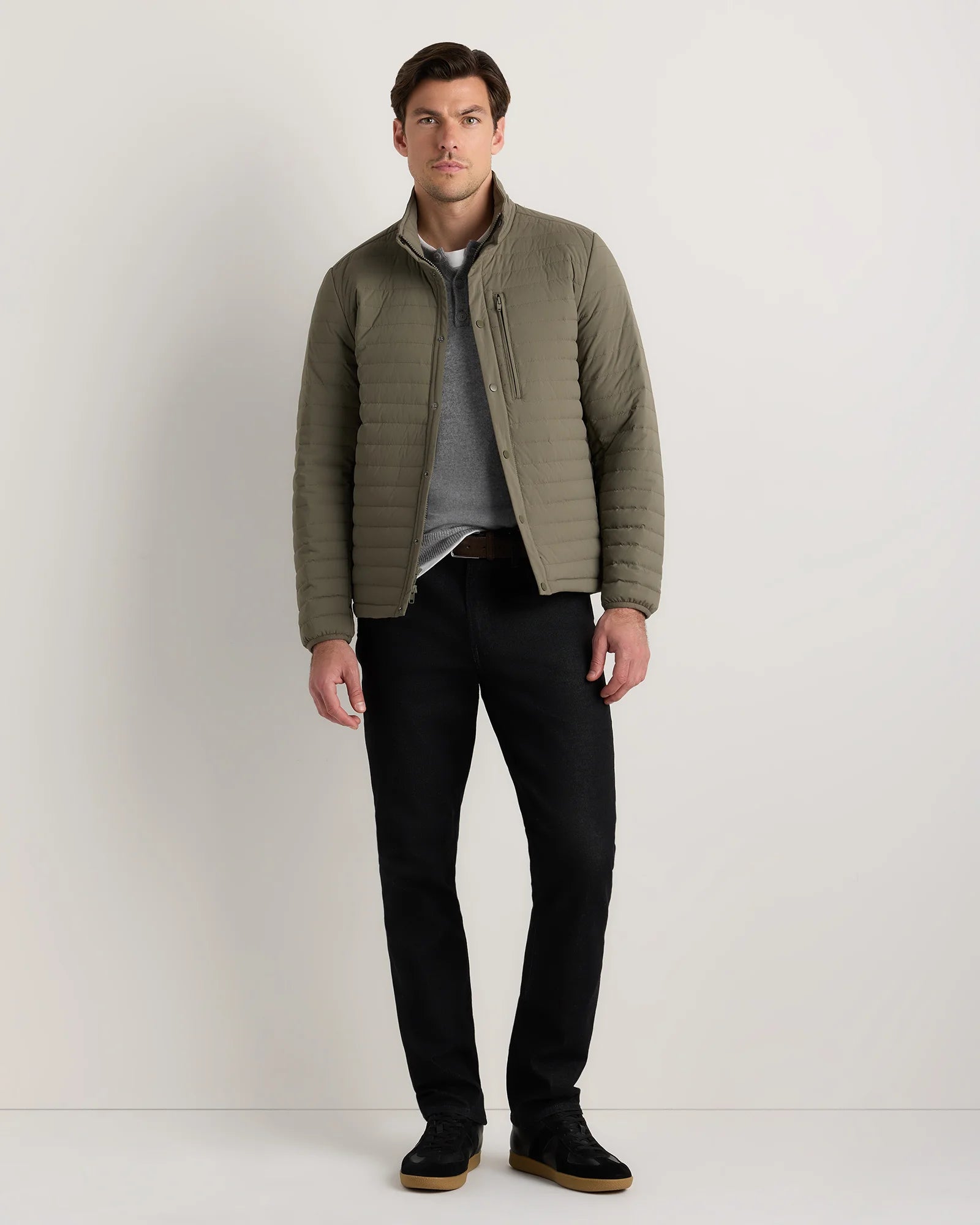 Responsible Down Quilted Jacket - S / Faded Cargo Green Secondary image