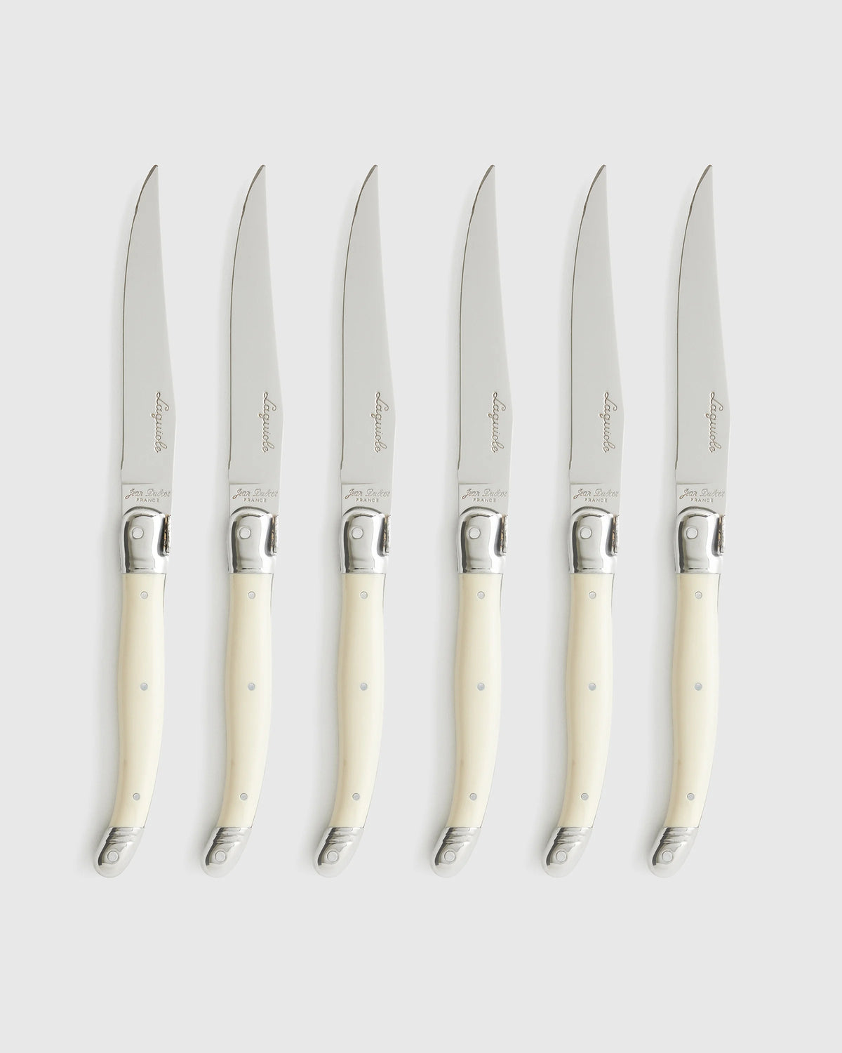 Jean Dubost Laguiole Steak Knives (Set of 6) - One Size / Ivory Main image