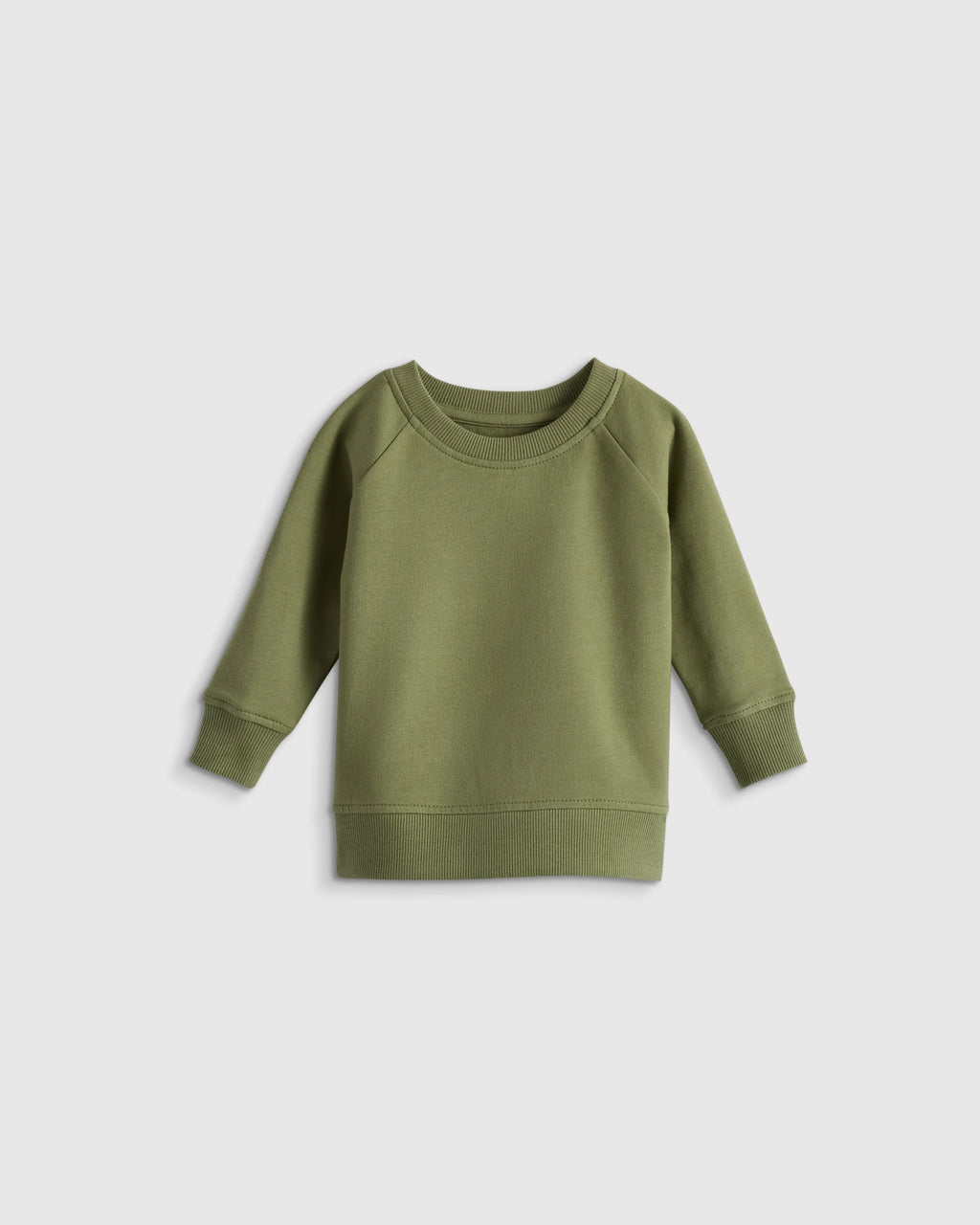 Organic Cotton French Terry Crew Neck Sweatshirt - 3-6M / Blue Stars