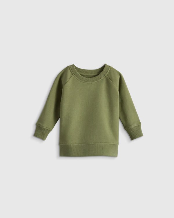 Organic Cotton French Terry Crew Neck Sweatshirt - 3-6M / Blue Stars