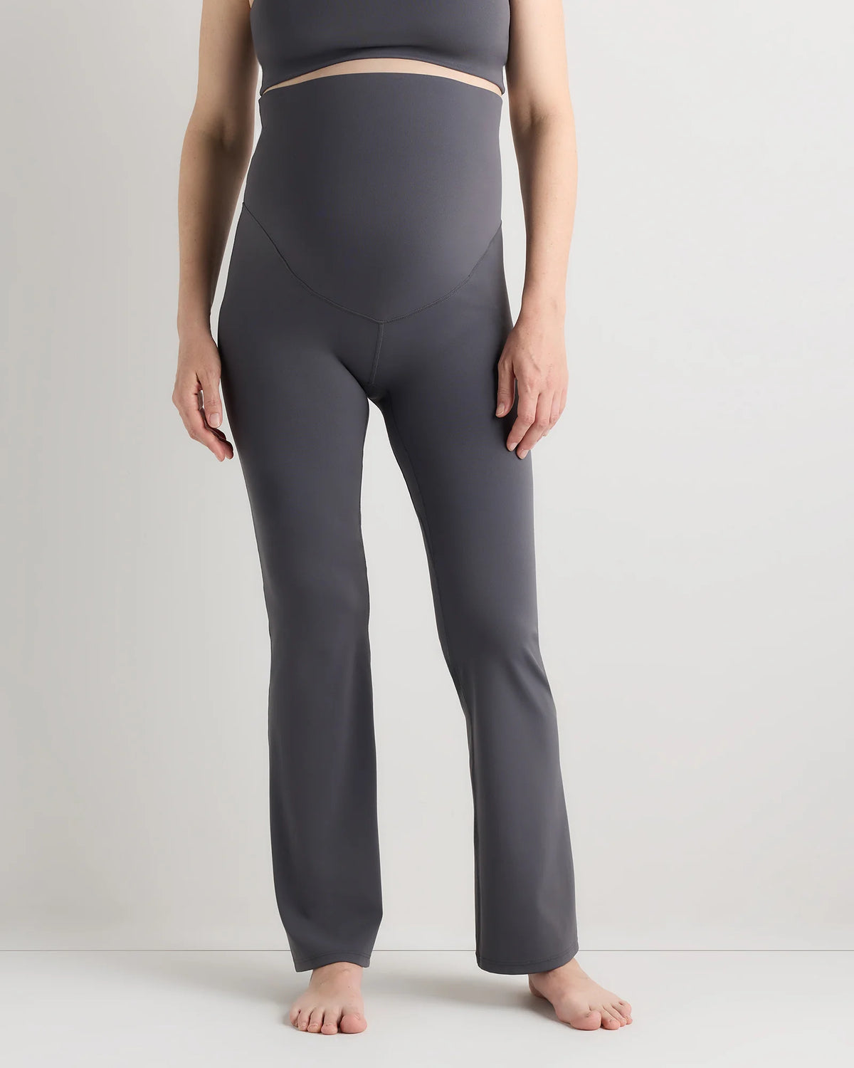 Ultra-Form Maternity Bootcut Pants - XS / Dark Coal Main image