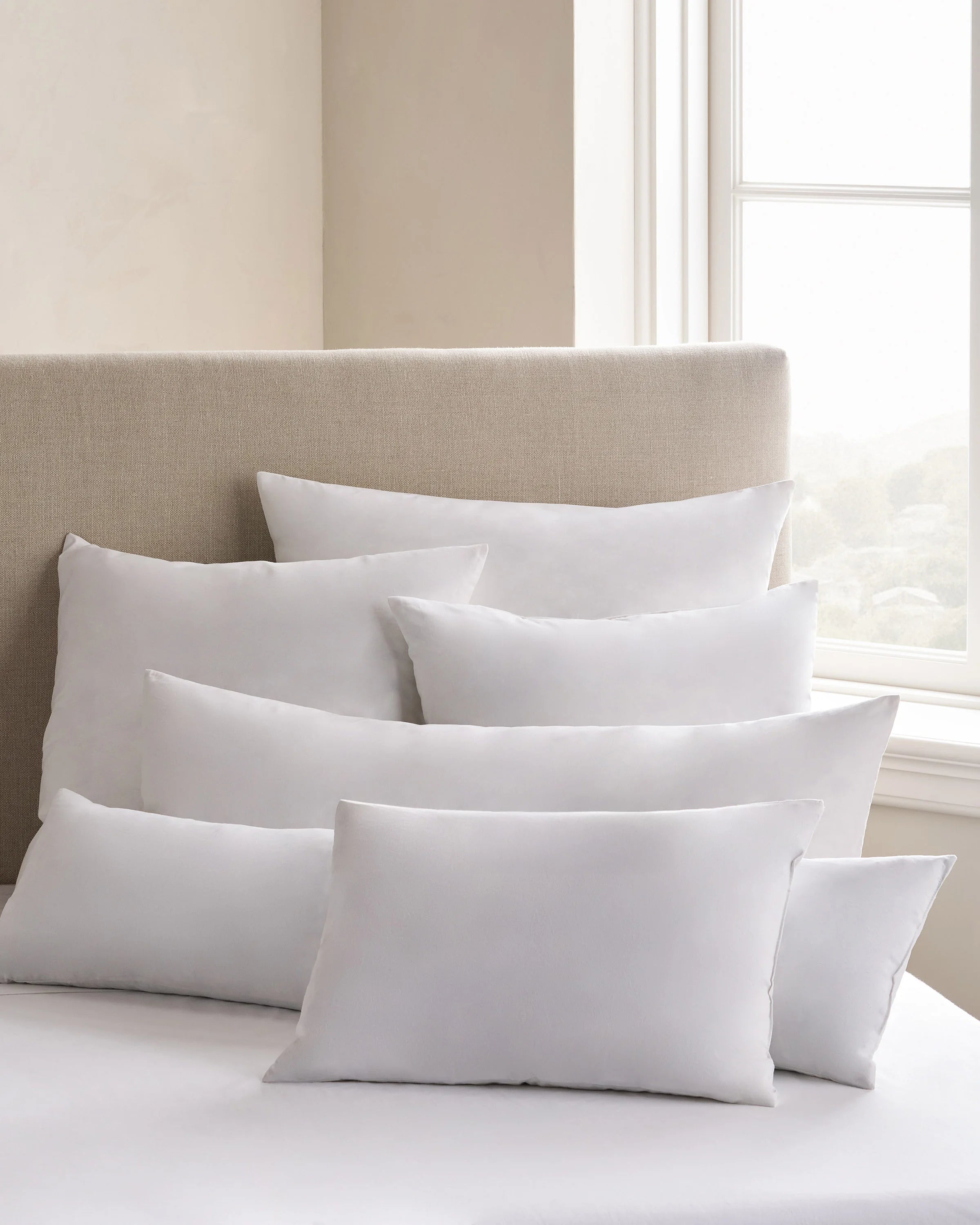 Premium Feather Pillow Insert (Set of 2) - 20x20 / No Color Secondary image