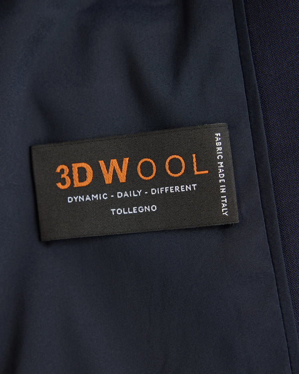 Italian Wool Tailored Blazer - XS / Navy
