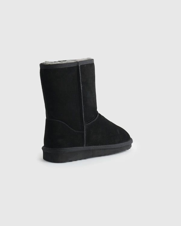 Australian Shearling Mid-Calf Boot - 6 / True Black