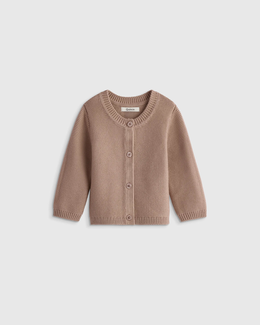 100% Organic Cotton Sweater Cardigan - 0-3M / Ivory