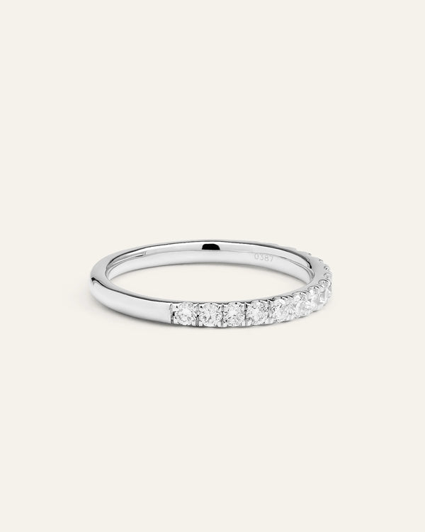 Lab Grown Diamond Pave Band - 4 / Yellow Gold