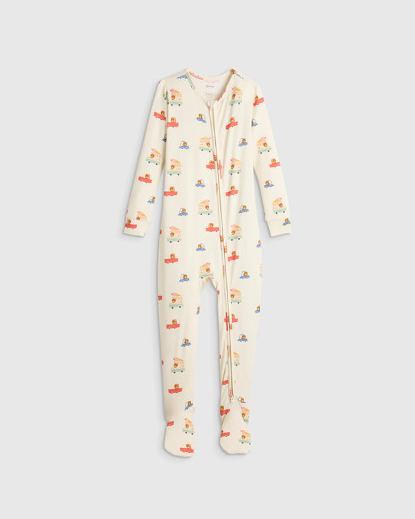 Bamboo Footie Pajama - 2T / Ice Cream Bears