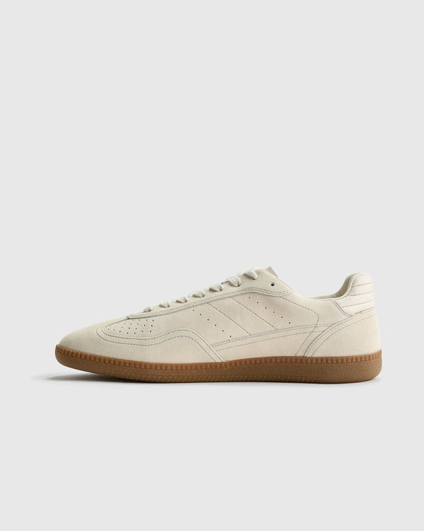 Italian Suede Gum Sole Sneaker - 5 / Birch
