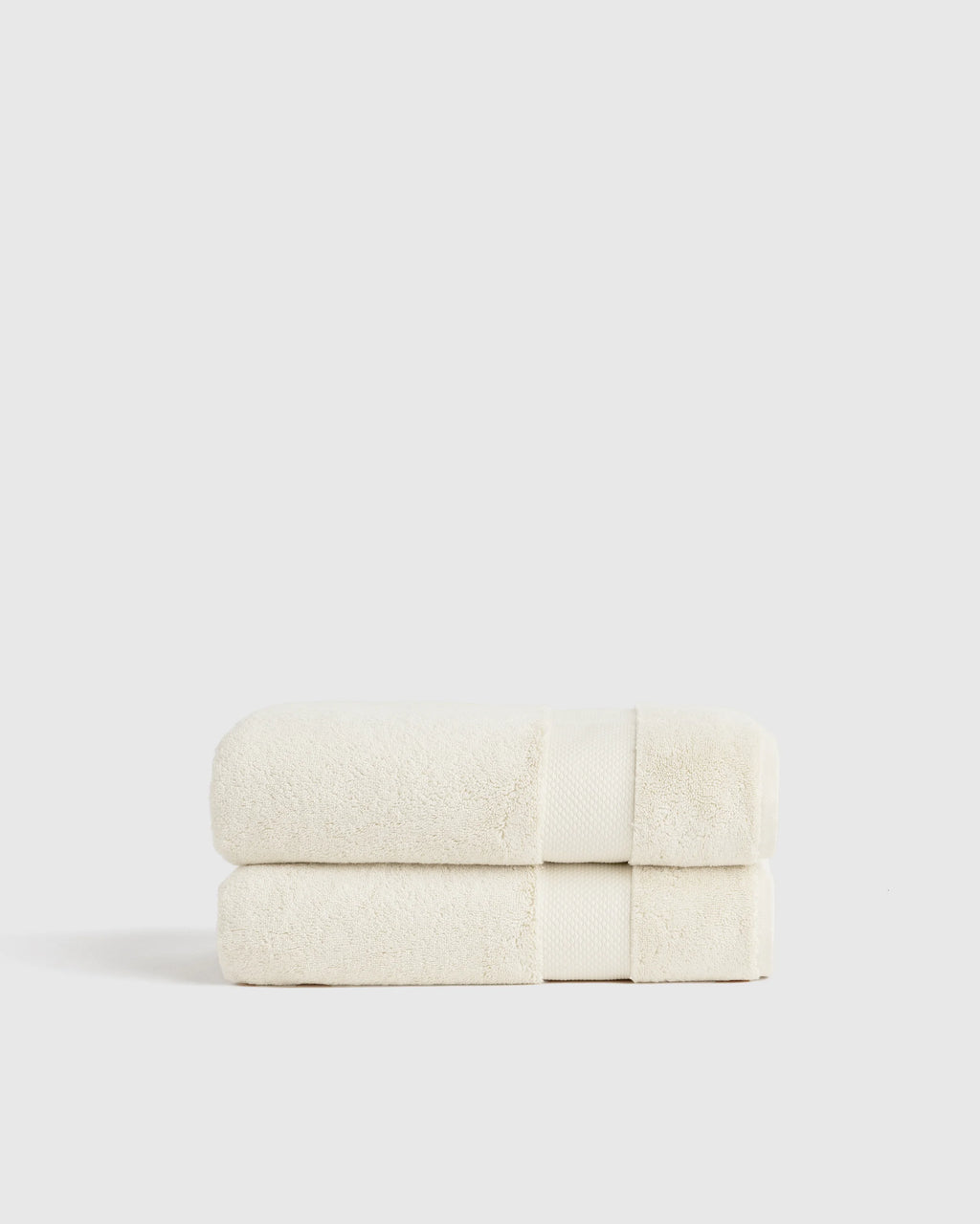 Turkish Ultra Plush Bath Towel (Set of 2) - One Size / White