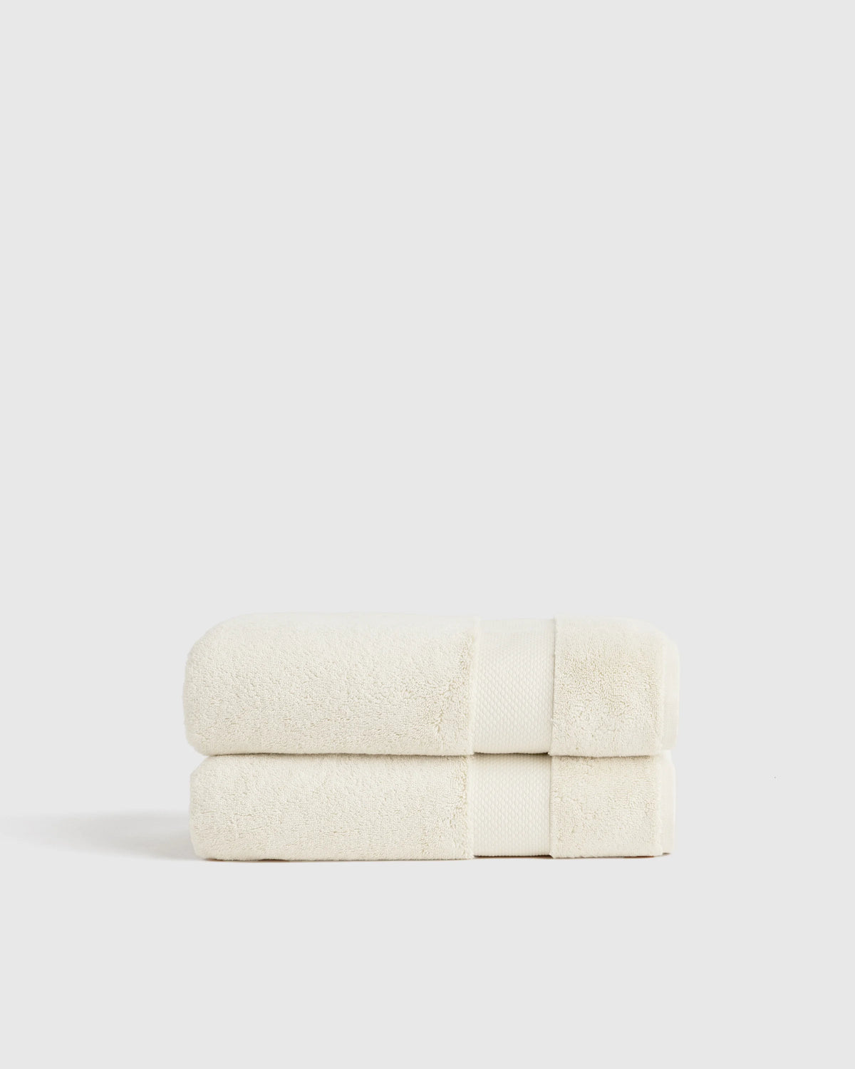 Turkish Ultra Plush Bath Towel (Set of 2) - One Size / White