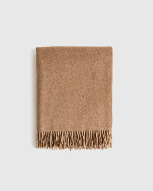 Mongolian Cashmere Throw - 50x60 / Heather Grey