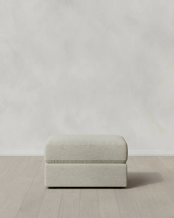 Ashford Deep Seat Ottoman in Performance Basketweave - One Size / Navy
