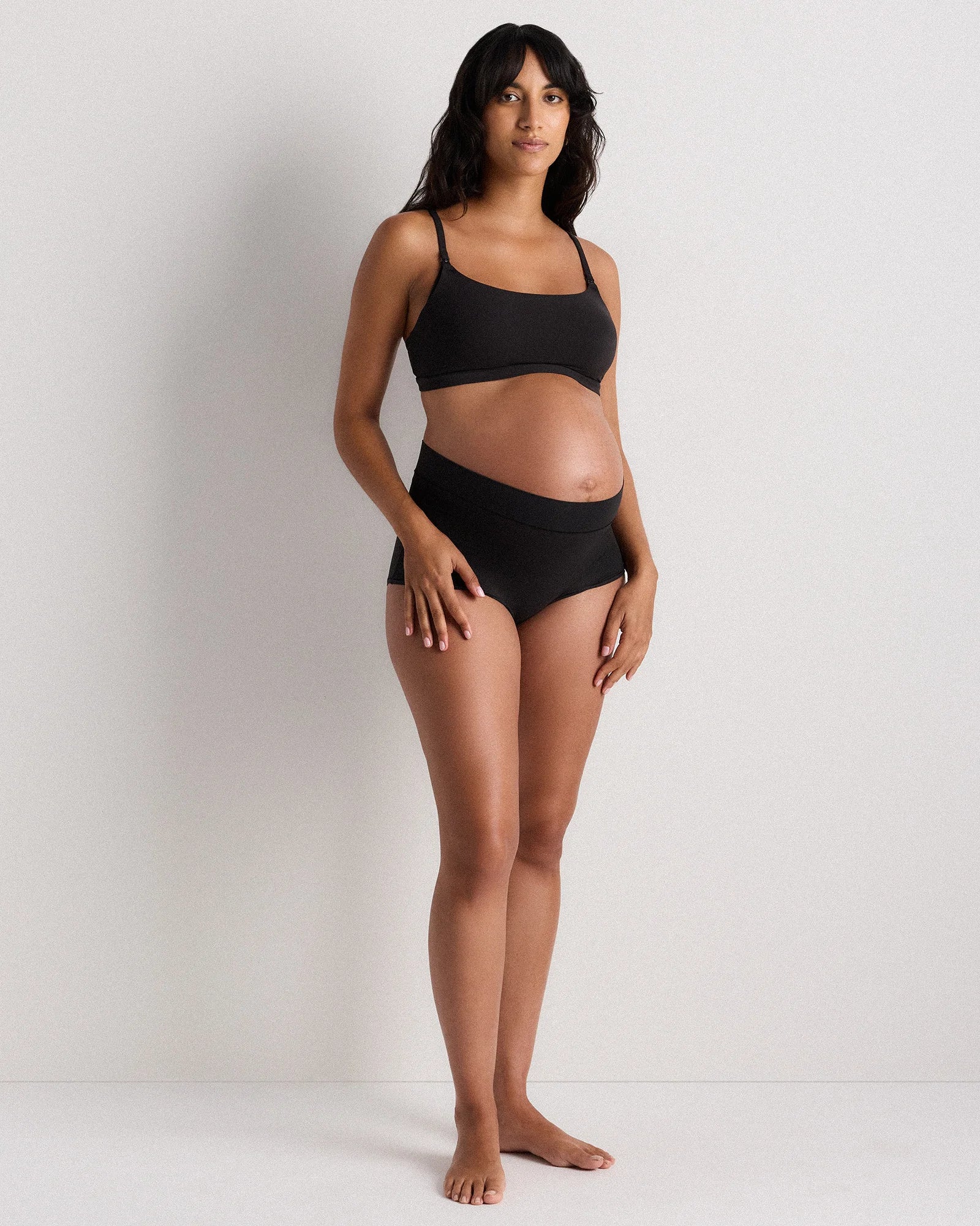 Second Skin Nursing Scoop Bralette (2-pack) - XS / Black Secondary image