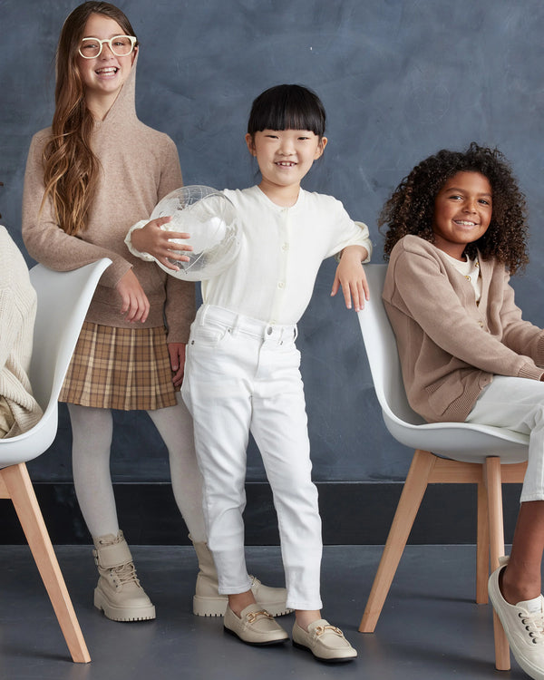 Washable Cashmere Cardigan - 6 / Heather Grey