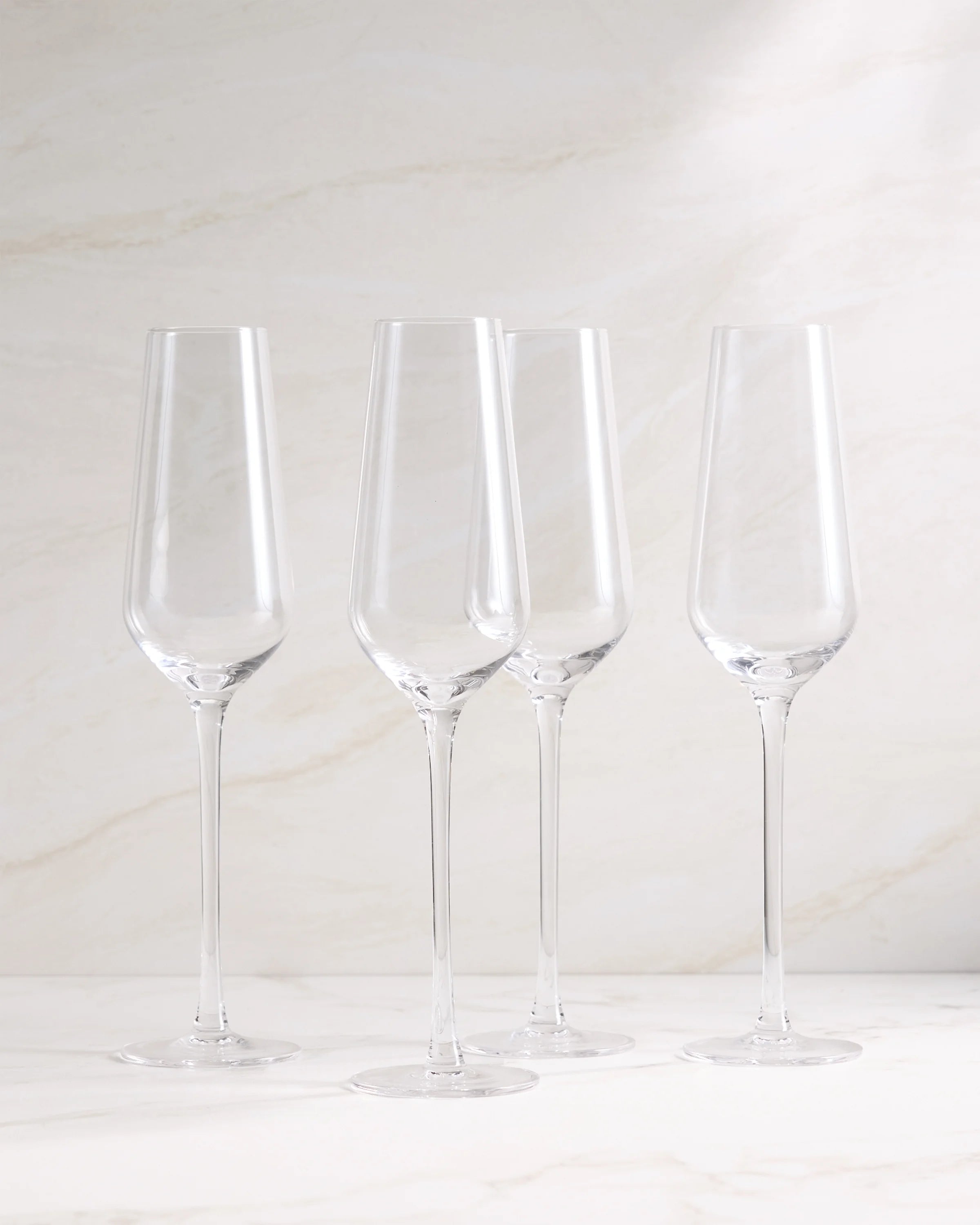 Mouth Blown Champagne Flute (Set of 4) - One Size / No Color Secondary image