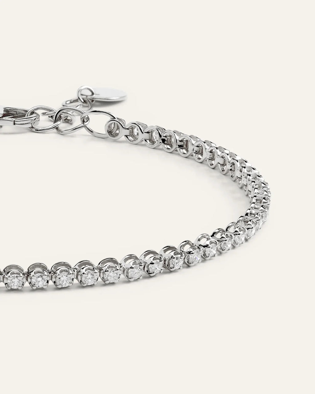 14K Gold Diamond Petite Tennis Bracelet - 1ctw - One Size / Yellow Gold