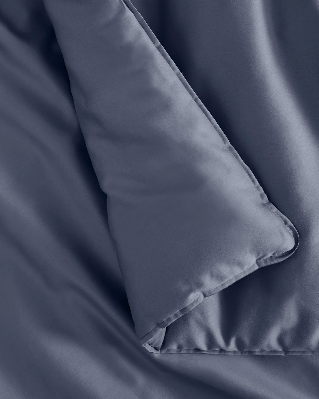 Organic Cotton Sateen Comforter - Twin / Mineral
